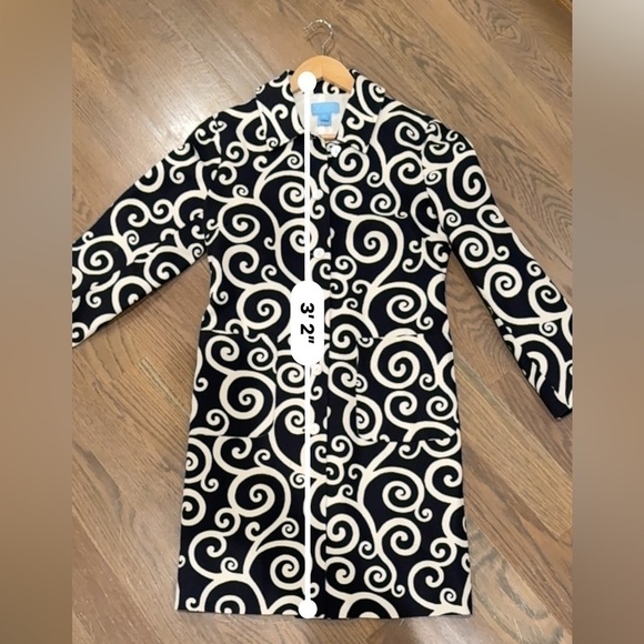 J. McLaughlin Casual black & white blazer minimalist monochrome size 4 - Picture 7 of 7